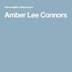 Amber Lee Connors