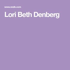 Lori Beth Denberg