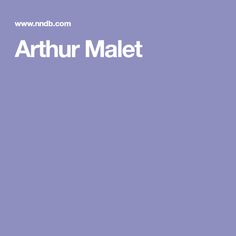 Arthur Malet