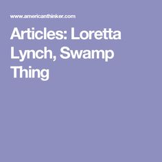 Loretta Lynch